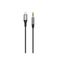 1m Aluminium - Kabel Dudao Audiokabel I-Phone - Miniklinke 3,5 mm 1 m grau (L11PRO)