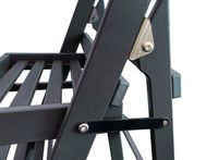 elephant Kräuterleiter Pflanzenregal HDPE 3-Stufen anthrazit