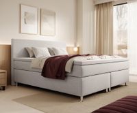 Boxspringbett Gent 180x200cm Silbergrau BEZ-176626