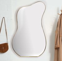 Wandspiegel Asymmetrisch 60x100 cm Metall