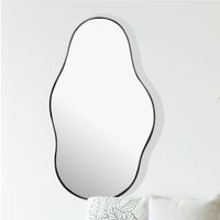 Wandspiegel Asymmetrisch 40x80 cm Metall