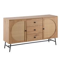 Sideboard Eiche-Dekor 140x80x40 cm