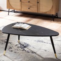 Couchtisch 90 cm Marmor-Optik