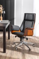 Bürostuhl – Eleganz und Komfort für Ihren Arbeitsplatz, ca. 68 x 61 x 86–94 cm – Schwarz