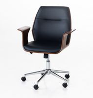 Bürostuhl – Eleganz und Komfort für Ihren Arbeitsplatz, ca. 68 x 61 x 86–94 cm – Schwarz