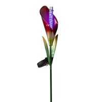 LED-Solar-Gartenstecker "Calla" - Rot 