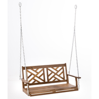Gartenschaukel für 2 Personen aus Akazienholz mit FSC, ca. 125 x 64 x 56 cm