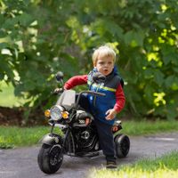 AIYAPLAY Kinder Elektro-Motorrad 6V Kindermotorrad mit Musik, 3-5 km/h