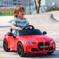 AIYAPLAY Kinder Elektroauto 12V Kinderfahrzeug mit 2,4G-Fernbedienung Rot
