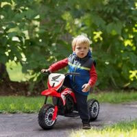 HOMCOM HOMCOM Kinder Elektro-Motorrad, 6V Kindermotorrad mit Hupe, Startup-Musik