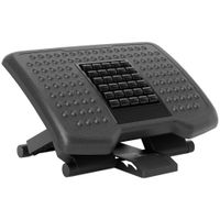 HOMCOM Fußstütze Schreibtisch Höhenverstellbar Fußablage, Ergonomische Fußstütze