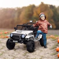 AIYAPLAY Kinder Elektroauto, Geländewagen mit 2,4G Fernbedienung, 3-5 km/h