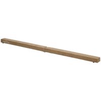 HOMCOM 210 cm Schwebebalken Turnbalken Indoor Outdoor bis 120 kg Braun
