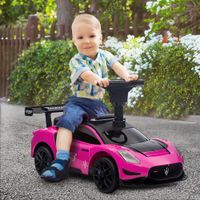 AIYAPLAY Rutschauto, Bobby Car mit Stauraum, Hupe und Musik Rosa 65 x 29 x 37 cm