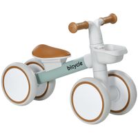 AIYAPLAY Kinder Laufrad Lauffahrrad ab 1 Jahr keine Schrauben Grün+Weiß