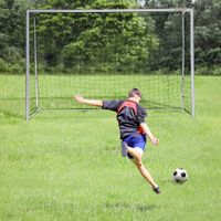 SPORTNOW Fußballtor mit PE-Netzgewebe, Fußball-Tor für Kinder und Erwachsene