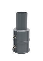 Straßenleuchten Adapter, 80 zu 60 mm, in schwarz, fix