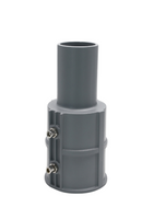 Straßenleuchten Adapter, 80 zu 60 mm, in schwarz, fix