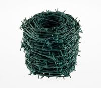 Stacheldraht ca. 50 m, verzinkt, auf Rolle, Durchmesser ca. 2,6 mm