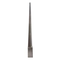 6-tlg. Einschlagbodenhülse, ca. 91 x 91 x 1,7 mm