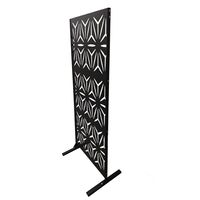 Dekorative Metall Sichtschutz, ca. 160 x 60 cm