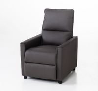 TV-Sessel Relaxsessel mit verstellbarer Relaxfunktion, gepolstert, ca.  65 x 92 x 100 cm - Braun