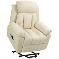 HOMCOM Sessel mit Aufstehhilfe, Elektrischer Relaxsessel, Neigebarer TV-Sessel