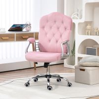 HOMCOM Bürostuhl, Ergonomisch Schreibtischstuhl mit Wippfunktion, Drehfunktion