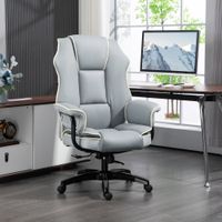 Vinsetto Bürostuhl Ergonomisch Schreibtischstuhl mit Liegefunktion, Drehfunktion