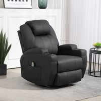HOMCOM Relaxsessel mit Massagefunktion Elektrisch TV-Sessel mit Liegefunktion