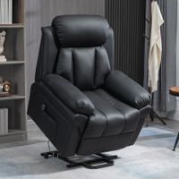 HOMCOM Sessel mit Aufstehhilfe, Elektrischer Relaxsessel, Neigebarer TV-Sessel