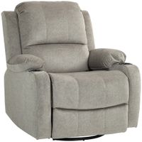 HOMCOM Relaxsessel, Fernsehsessel mit Liegefunktion, Wippfunktion, Braun