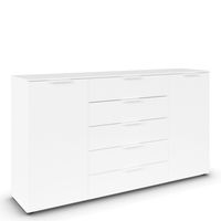 rauch Flipp Kommode mit 5 Schubkästen und 2 Türen, Maße: 180x100x42 cm