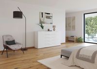 rauch Flipp Kommode mit 5 Schubkästen und 2 Türen, Maße: 180x100x42 cm
