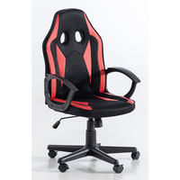 Bürostuhl, ca. 57 x 62 x 99 - 108,5 cm - Rot/Schwarz