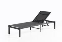 Sonnenliege Gartenliege verstellbare Rückenlehne Aluminium 