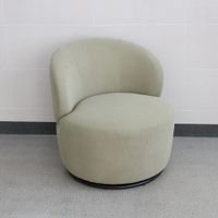 Drehbarer Loungesessel, ca. 73 x 74 x 74 cm - Graugrün