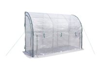 Winter-Gewächshaus XXL mit isolierender Bodenmatte, ca. 300x100x200 cm – Transparent