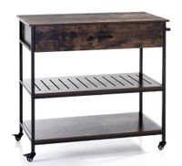 Wohnzimmerregal, ca. 102 x 51 x 93 cm - Braun