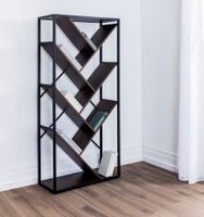 Wohnzimmerregal, ca. 74 x 30 x 153 cm - Braun