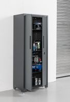 Werkstatt Stahl Hochschrank pulverbeschichtet verschließbar 3 Fächer 75x 47x 193cm