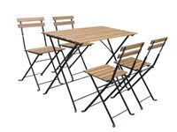 5-tlg. IVY Bistro Set aus Akazienholz - Braun