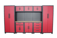 9-teiliges Eck-Garagenschranksystem mit Steckbrett 330x47,2x192,5