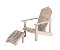 Adirondack Gartensessel, ca. 95 x 68,5 x 94 cm – Natur