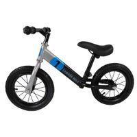 Lauflernrad blau mit Luftreifen, Kinderlaufrad 12 Zoll Lufträder, höhenverstellbares Balance Bike