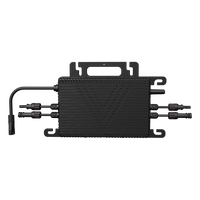 800W Balkonkraftwerk Set - 4x 200w full black flexible Panels und 1* 800w Wechselrichter