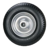 Sackkarrenrad mit Stahlfelge, Bohrung ca. 20 mm - Grau/Schwarz