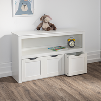 Aufbewahrungsschrank, ca. 102 x 30 x 60 cm, Weiß