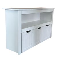 Aufbewahrungsschrank, ca. 102 x 30 x 60 cm, Weiß