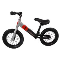 Lauflernrad rot mit Luftreifen, Kinderlaufrad 12 Zoll Lufträder, höhenverstellbares Balance Bike
